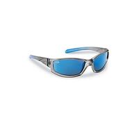 Flying Fisherman Occhiali da sole polarizzati Junior con protezione UV 100% per pesca, ciclismo, golf, escursionismo, spiaggia, guida, boa, grigio e blu con lenti a specchio blu-fumo (7895GSB)