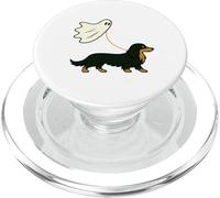 Flying Ghost Walking Bassotto a pelo lungo - Cane Mamma Papà Pet PopSockets PopGrip per MagSafe
