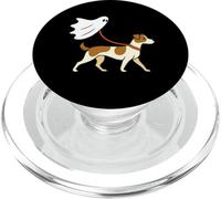 Flying Ghost Walking Jack Russel Terrier - Cane Mamma Papà Pet PopSockets PopGrip per MagSafe