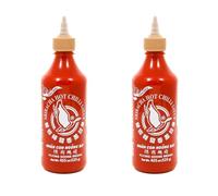 Flying Goose Chili Sauce, Sriracha, Aglio, Confezione da 2 x 455 ml