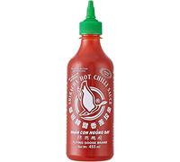 Flying Goose Sriracha Hot Chilli Sauce 455ml, uno dei marchi di salsa più popolari in Thailandia