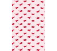 Flying Hearts - A Lovely Notebook: A Sweet Pink Journal Filled with Love and Charm