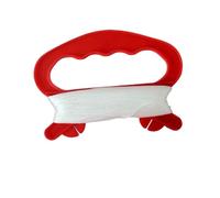 Flying Kite Line - Ruota per aquiloni, riutilizzabile, resistente alle intemperie, ad alta resistenza, per bambini, campeggio, 50 m, colore: rosso