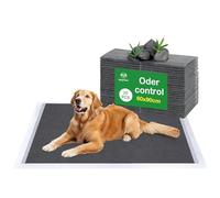Flying Paws Traversine Cani 60×90cm, XL Tappetini al Carbone Attivo, Super Assorbenti e Neutralizzanti Odori, Addestramento Vasino Tappetini Igienici per Cuccioli e Cani(XL, Confezione da 20)