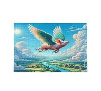 Flying Pig Funny Puzzles Family Puzzle 1000 Pezzi 29.5×19.7"