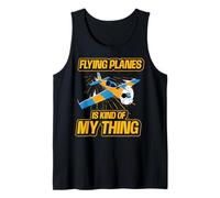 Flying Planes è una specie di mia cosa Funny Woman Airplane Canotta