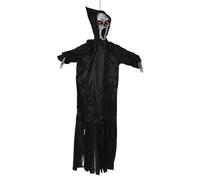 Flying Scarecrow, Outdoor Scary Prop, Light-Up Halloween Decor, Sound Effect Feature, Spooky Ornament Display, Ideal for Lawn, Porch, Yard, Party, Garden, Festival Use