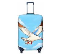 Flying Seagulls - Copertura per bagagli da viaggio per bagagli da 45-81 cm, lavabile, resistente ai graffi, Gabbiani volanti, S