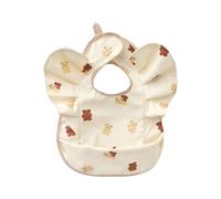 Flying Sleeve Baby Food Catcher Bib Angel Wing Progettato Bavaglino PU Water Proofing Strato Neonati Alimentazione Saliva Asciugamano Alla Moda Neonato Alimentazione Grembiule, G, Taglia unica