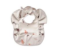 Flying Sleeve Baby Food Catcher Bib Angel Wing Progettato Bavaglino PU Water Proofing Strato Neonati Alimentazione Saliva Asciugamano Alla Moda Neonato Alimentazione Grembiule, I, Taglia unica