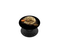 Flying Spaghetti Monster FSM Jack O Lantern Moon scopa PopSockets PopGrip Adesivo