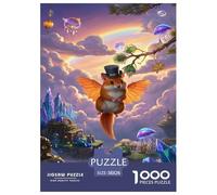 Flying Squirrel 1000 Pieces Puzzle Fun Cute Children's Jigsaw Puzzle for Adults from 14 Years Gift Jigsaw Games 38x26cm/1000pcs