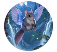 Flying Squirrel 1000 Tessere Puzzle Circolare Divertimento Per Gioco Familiare Regalo Per Adulti E Bambini Da 14 Anni E Più 1000pcs (67.5x67.5cm)