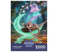 Flying Squirrel Puzzle Da 1000 Pezzi Perfetto Per Appassionati Di Esperti Sfida Impossibile Intrattenimento Creativo Regalo Per La Famiglia Per Adulti E Bambini A Partire Da 12 Anni 70x50cm/1000pcs
