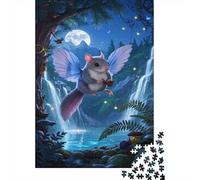 Flying Squirrel Puzzle Sfidare 1000 Puzzle Familiare ArtePuzzle Decorazione Della Casa Idea Regalo Uomo E Donna 1000pcs (75x50cm)