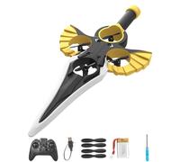 Flying Sword RC Glider - RC Controlled with Autopilot & Gyro Stabilizer, 3-Speed Control, Easy to Fly Remote Control Plane, for Teens & Adults (battery*1,Gold)