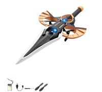 Flying Sword Rc Glider, Remote Flying Sword, Remote Controlled Stunt, Drop-Resistant Material, 360° Stunt Flip, 3-Speed Control, Lightweight Easy to Fly (handle,1 Sword+1 Bettery)
