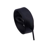 Flyingfish 2cm di larghezza, lacci a nastro, lacci piatti, lacci per scarpe, lacci di satinato 120cm Nero