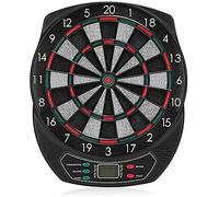 FLYIODFCXV Disco da Freccette, Bersagli for Freccette digitali con Punta Morbida da 17" 21 Giochi e 65 Varianti Display LED, tabellone segnapunti, interfaccia Pulsanti Facile Usare
