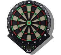 FLYIODFCXV Disco da Freccette, Bersaglio for Freccette morbide con Display LCD, tabellone segnapunti, 18 Giochi, 159 opzioni, da Bar, intrattenimento punteggio Automatico