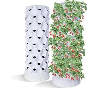 FLYIODFCXV Giardino idroponico a Torre, Sistema di Coltivazione idroponica, Set Torri Senza Suolo, Sistema Verticale for Giardino Interno(White,6floors)