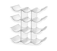 FLYIODFCXV portabottiglie, Moderno ed elegante, assemblaggio semplice, facile da pulire, adatto a soggiorno, cucina, sala pranzo(Large)