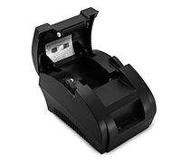 FLYIODFCXV Stampante termica per scontrini, Mini stampante for etichette, for ricevute da 58 mm, POS, ticker, assegno, supporto for ristoranti e supermercati, cassetto contanti, ufficio(5890k Gray)