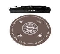 FLYIODFCXV tappetino da mahjong, Ispessito e antiscivolo con borsa for il trasporto, grande tappetino da gioco for Mahjong, poker, carte, giochi tavolo, tessere