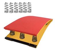FLYIODFCXV Trampolino da Ginnastica, Trampolino Curvo Professionale Resistente for allenamenti, Volteggio e Sport su Pista for Salto in Alto