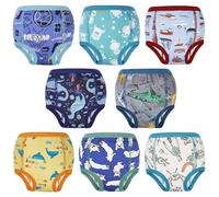 FLYISH DIRECT 8 Mutandine Apprendimento in Cotone Assorbente Bambino, Vasino per Bambini 9 Anni