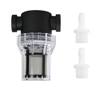 Flylin Filtro per birra con tubo da 20 mm, filtro in linea per birra per birreria domestica, rete 150 micron 80, filtro dell'acqua, filtro per birra, imbuto per grandi lotti e birre salse secche
