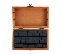 Flylin Set di 70 timbri in legno con lettere, numeri e simboli | Stile vintage, con scatola di legno, capitale superiore inferiore, per fai da te fai da te