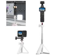 Flymile Mini treppiede da tavolo per Osmo Pocket 3, supporto portatile per selfie Vlog allungabile per GoPro, per DJI Osmo Action 5 Pro/4/3, per Insta360, per accessori per action camera Akaso