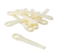 Flymo FLY011 - Lame in plastica originali per tagliaerba, 10 pezzi per Minimo Duo / E400 Duo