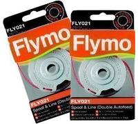 Flymo FLY021 - Set di 2 bobine di ricarica a doppio filo per tagliabordi