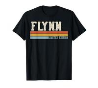 Flynn Retro Vintage Uomo Bambini Ragazzi Nome Maglietta