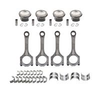 Flynsu Kit cuscinetti bielle bielle pistoni Compatibile con Jet-ta Pas-sat E0s Golf A3 Altea Leon 1.4 TFSI TSI 03C198401A 03C107065AQ