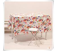 flyorigin Tovaglia Copritavolo, Ideale per Feste di Compleanno, Carnevale, Baby Shower, Feste a Tema, Feste SPA, Usa e Getta, Rettangolare, Tovaglia in Plastica Impermeabile 137 * 274 cm