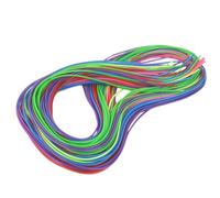 FLYPOP'S - 20 Filamenti di Scoubidou - Gioco Ricreativo - 010067 - Multicolore - Plastica - Hobby Creativo - Giocattolo per Bambini - Filamenti - 90 cm x 0,5 cm - A Partire dai 6 Anni