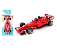 FLYPOP'S - Auto da Corsa - 028000 - Rossa - Plastica - Veicolo a Frizione - Vacanze - Giocattolo per Bambini - Regalo - Compleanno - 26 cm x 8 cm - A Partire dai 3 Anni