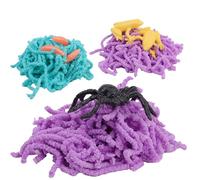 FLYPOP'S - Crazy Worm - Pasta Sensoriale Con Insetto Sorpresa - Gioco di Kermesse - 035645 - Modello Casuale - 65 Gr - Regalo - Compleanno - Giocattolo - A partire dai 6 anni