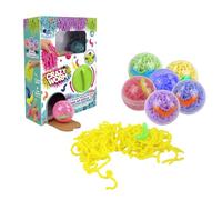 FLYPOP'S - Distributore 12 Uova Sorpresa Crazy Worm - POP - 053646 - Insetti Squishy - Giocattolo - Sorpresa - Regalo di Compleanno - Da Collezionare - Ricompensa Bambino - A Partire da 6 anni