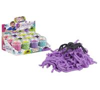 FLYPOP'S - Pacco da 12 Crazy Worm - Pasta Sensoriale Con Insetto Sorpresa - Gioco di Kermesse - 035645PA - Modello Casuale - 65 Gr - Regalo - Compleanno - Giocattolo - A Partire dai 6 anni