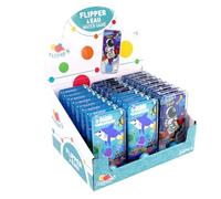 FLYPOP'S - Pacco da 24 Flipper ad Acqua - Gioco di Abilità - 031842PA - Modello Casuale - Plastica - Bambino - Adulto - Gioco Vintage - Anni '90 - Compleanno - 14 cm x 7 cm - A Partire dai 3 Anni