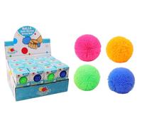 FLYPOP'S - Pallina Antistress Riccio - Gioco da Fiera - 037214 - Modello Casuale - Silicone - Bambino - Adulto - Riabilitazione - Ansia - 6 cm x 6 cm - dai 3 Anni