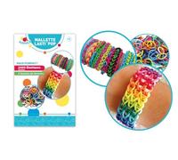 FLYPOP'S - Valigetta da 2400 elastici - Creative Hobby - 038659 - Multicolore - Plastica - Gioielli - Giocattolo per bambini - Bracciale - B