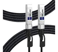FLYPROFiber Cavo Twinax in rame passivo da 5 m (16 ft) 10G SFP+ con attacco diretto (DAC) compatibile con Cisco SFP-H10GB-CU1M, Ubiquiti, Netgear, Mikrotik, D-Link, Mellanox, Supermicro e altro ancora.