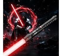 FlyQintess Spada Laser RGB 24 Colori, Spade Laser Star War Ricaricabili USB-C con Suono FX e Manico Metallico, 102 CM Lightsaber per Bambini e Adulti Regalo di Compleanno Natale Giochi di Ruolo (1pc)