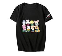 Flyself Ragazzo Ragazza T-Shirt Stray Kids The Victory 3D Maglietta a Manica Corta Tops Blusa Camicia Sportiva Estiva Bang Chan Changbin Hyunjin Han Felix Seungmin