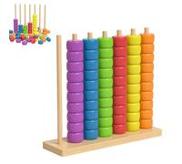 FlyShangUgo Color Stack Challenge Game - 60/70 PCS Pattern Color Stack Games & Colour Matching Stacking Puzzle Game for Adults, Competitive Colors Pile Up Challenge Tabletop Brain Teaser (C PLUS+)